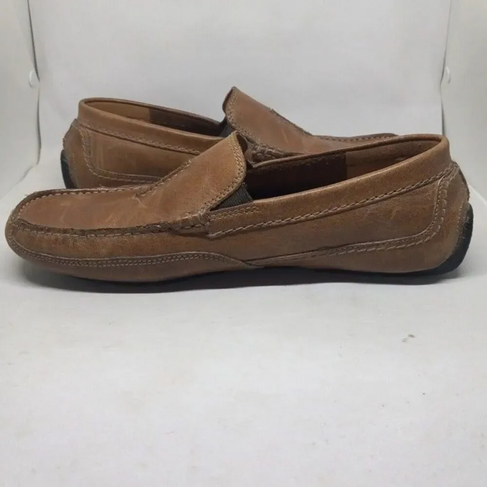 Clarks Size. 8 Ashmont Race Driving Loafers-100% Leather-Cushion Ortholite